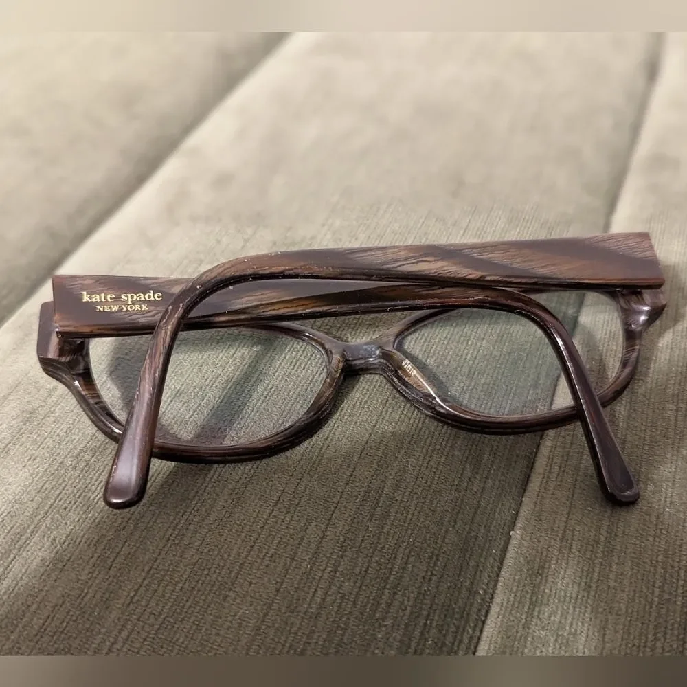 KATE SPADE HALLE/S 0FA6 Brown Horn Sunglasses Eyeglasses Frames